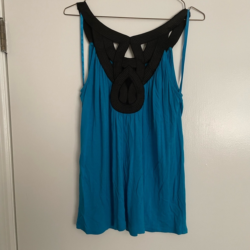 Express Teal Blue Sleeveless Top
